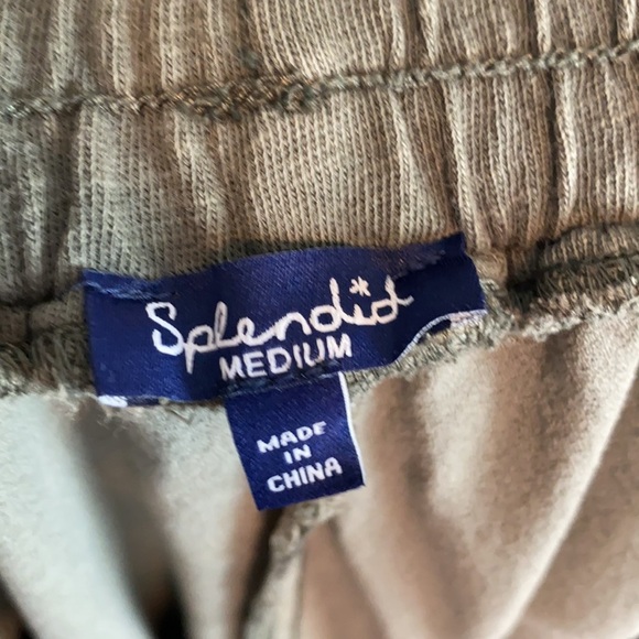 Splendid Drawstring Muted Green Joggers Size M - Picture 13 of 15